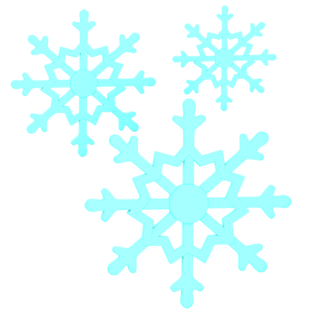 Snowflake  3D Icon