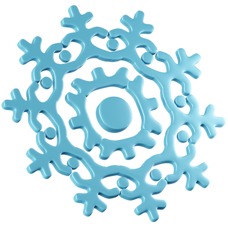 Snowflake  3D Icon