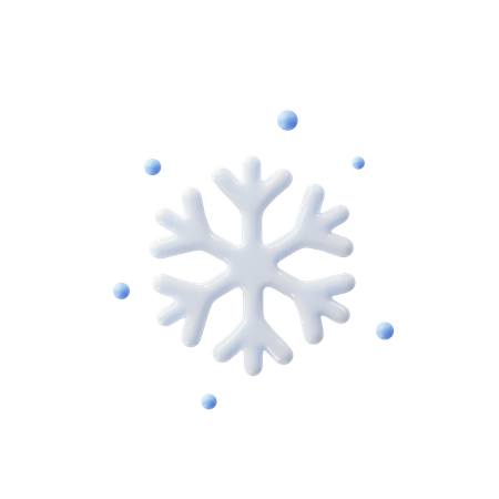 Snowflake  3D Illustration