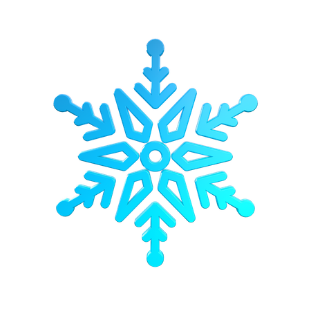 Snowflake  3D Icon