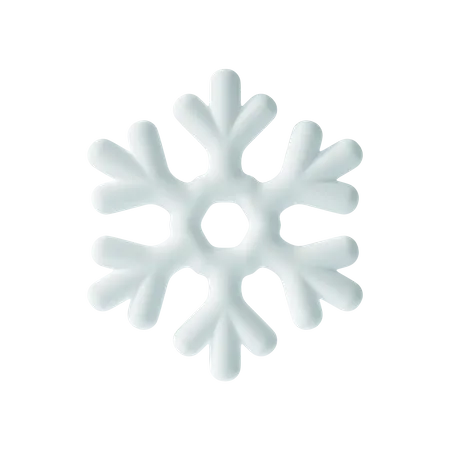 Snowflake  3D Illustration