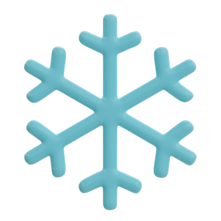 Snowflake  3D Illustration