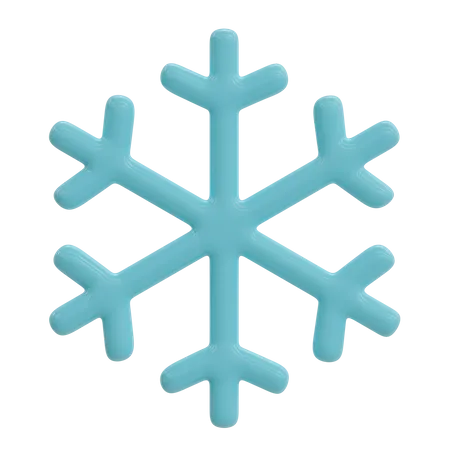 Snowflake  3D Illustration