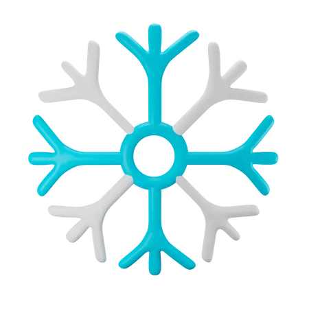 Snowflake  3D Illustration