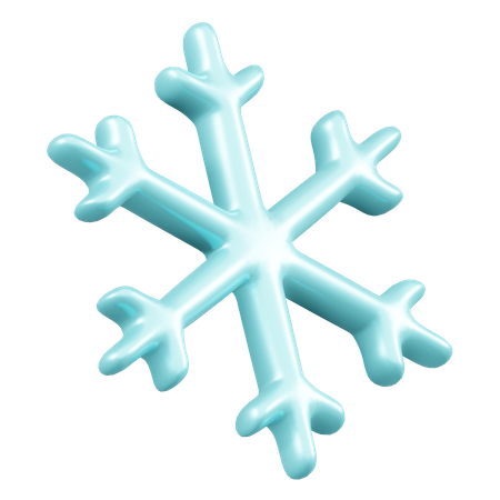 Snowflake  3D Illustration