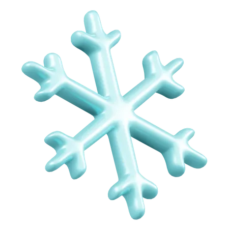 Snowflake  3D Illustration