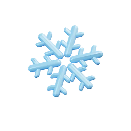 Snowflake  3D Illustration