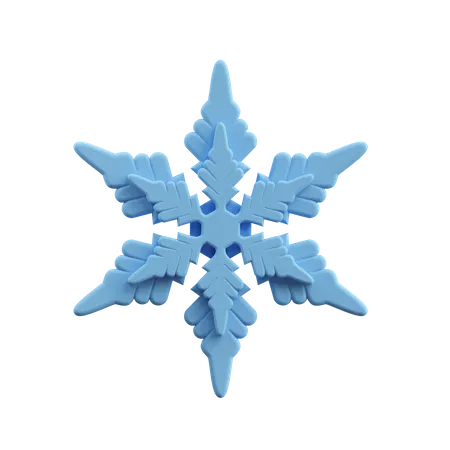 Snowflake  3D Illustration