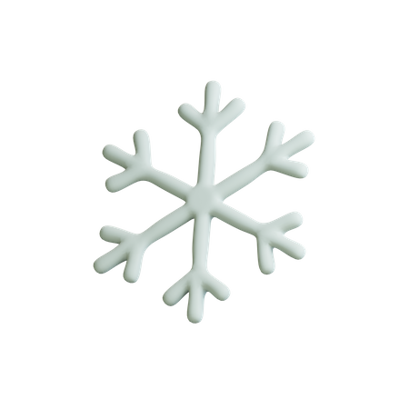 Snowflake  3D Illustration