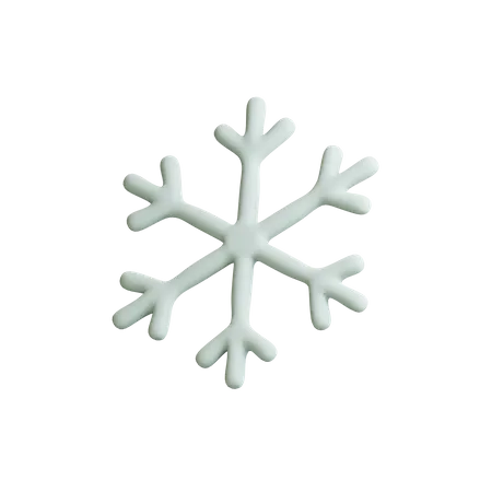 Snowflake  3D Illustration