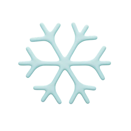 Snowflake  3D Illustration