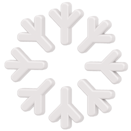 Snowflake  3D Icon