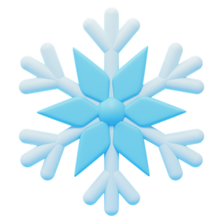 SNOWFLAKE  3D Icon