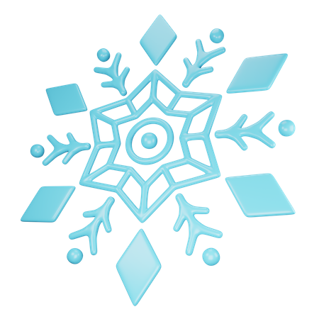 Snowflake  3D Icon