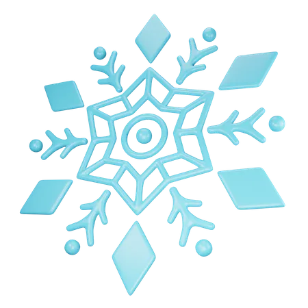 Snowflake  3D Icon