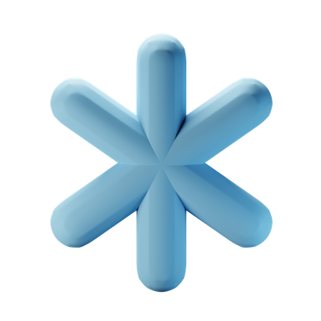 Snowflake  3D Icon