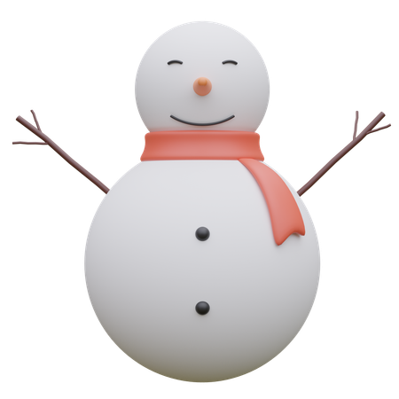 Snowman  3D Icon