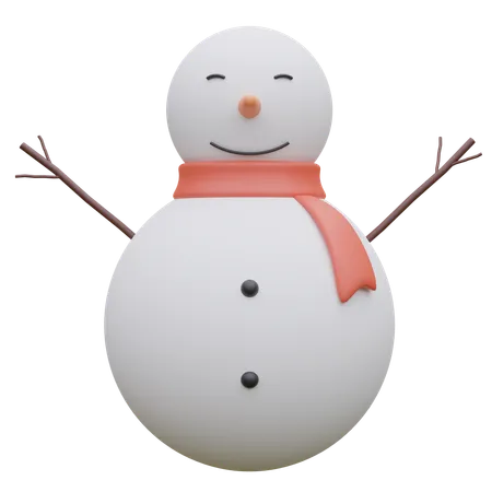 Snowman  3D Icon