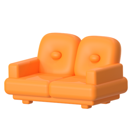 Sofa  3D Icon