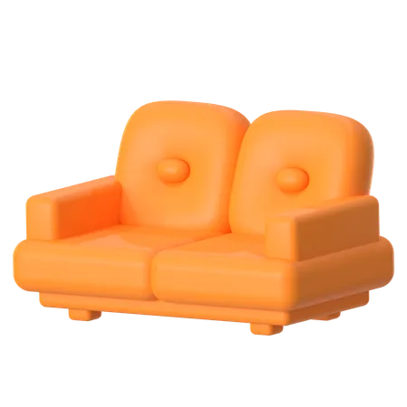 Sofa  3D Icon