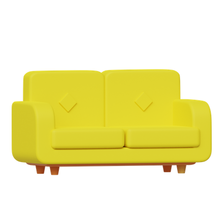 Sofa  3D Icon