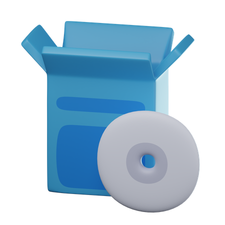 CD de software  3D Icon