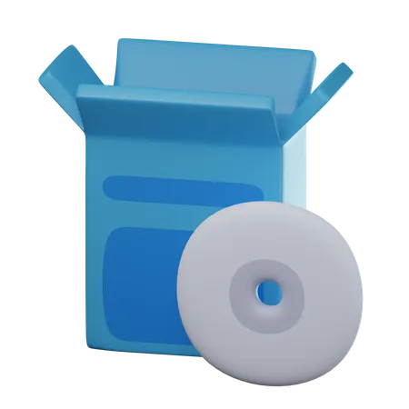 CD de software  3D Icon