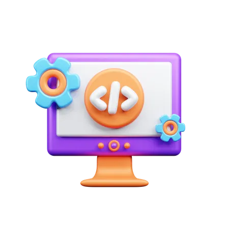 Software development  3D Icon