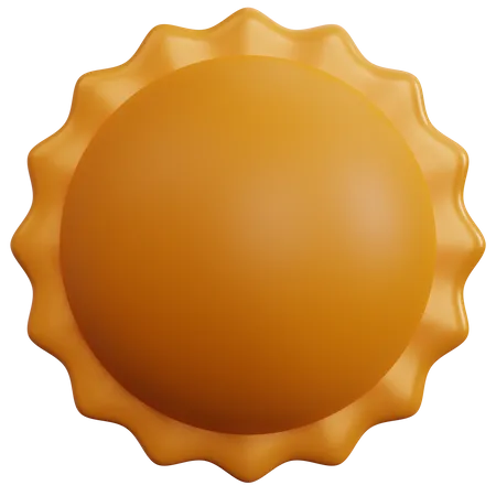 Sol brilhante  3D Icon