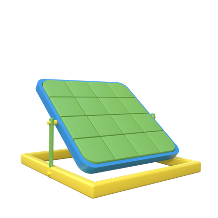 Solar Panel  3D Icon