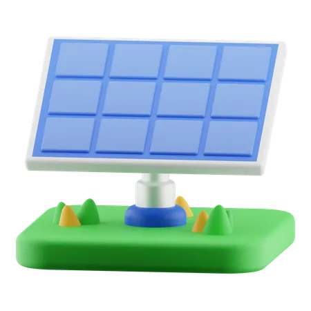 Solar Panel  3D Icon