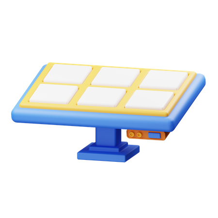 Solar Panel  3D Illustration