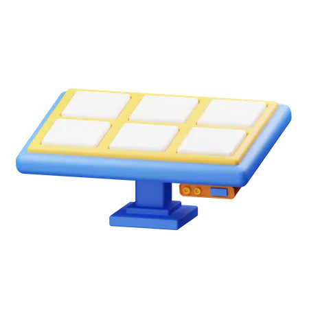 Solar Panel  3D Illustration