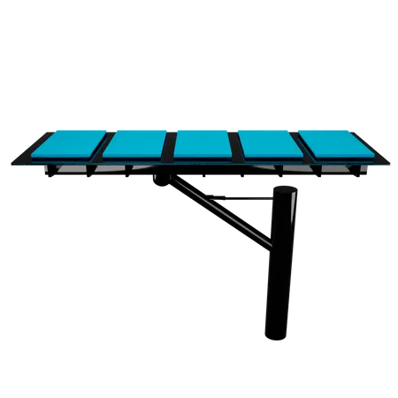 Solar Panel  3D Illustration