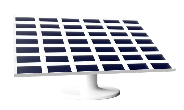 Solar Panel  3D Icon