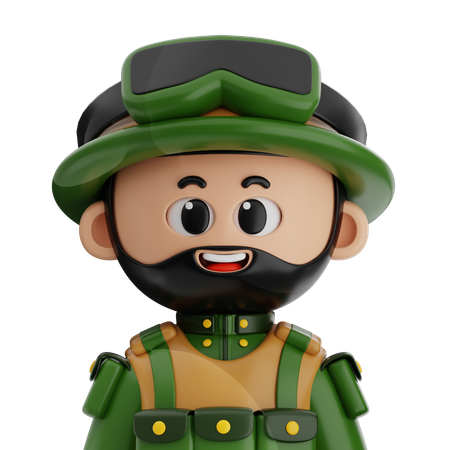 Soldado  3D Icon