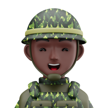 Soldier  3D Icon