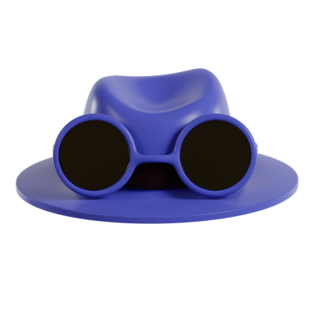 Sombrero casual  3D Icon