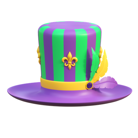 Sombrero de copa  3D Icon