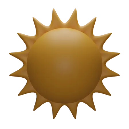 Sonne  3D Icon