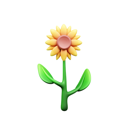 Sonnenblume  3D Icon