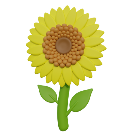 Sonnenblume  3D Icon