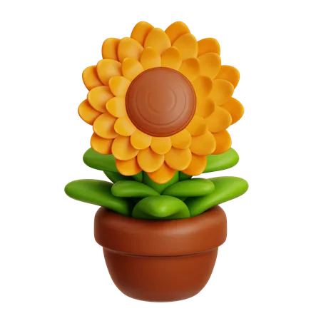 Sonnenblume  3D Icon