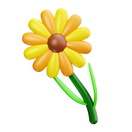 Sonnenblume  3D Icon