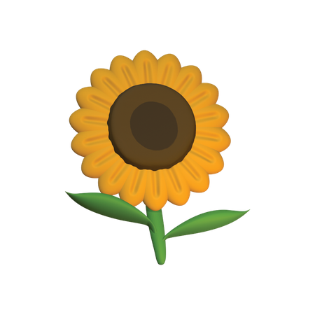 Sonnenblume  3D Icon