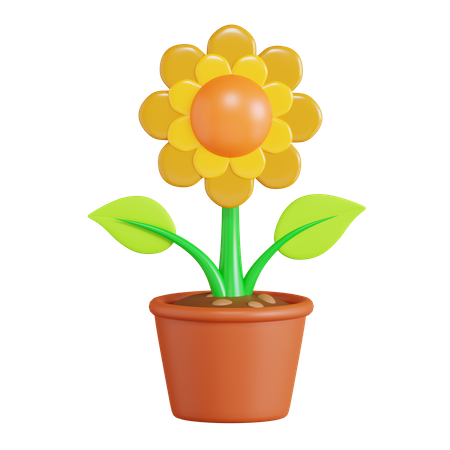 Sonnenblume  3D Icon