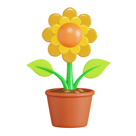 Sonnenblume  3D Icon