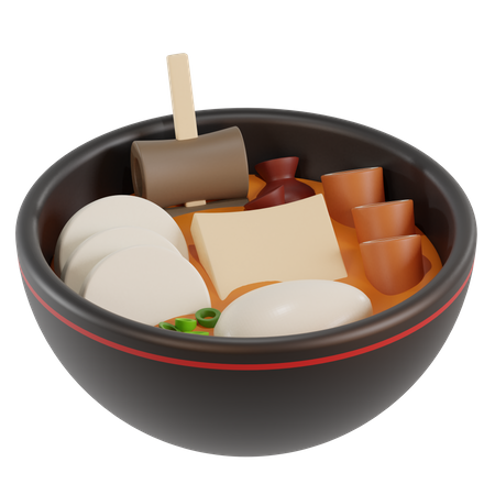 Sopa de oden  3D Icon