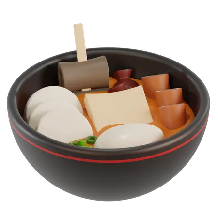 Sopa de oden  3D Icon