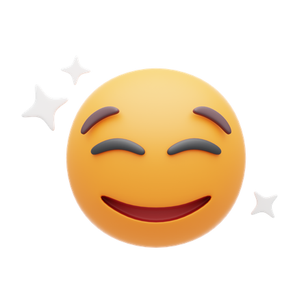 Emoji de sorriso gentil  3D Icon